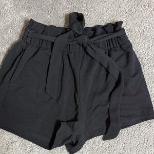 SHEIN Black High Waist Women's Shorts